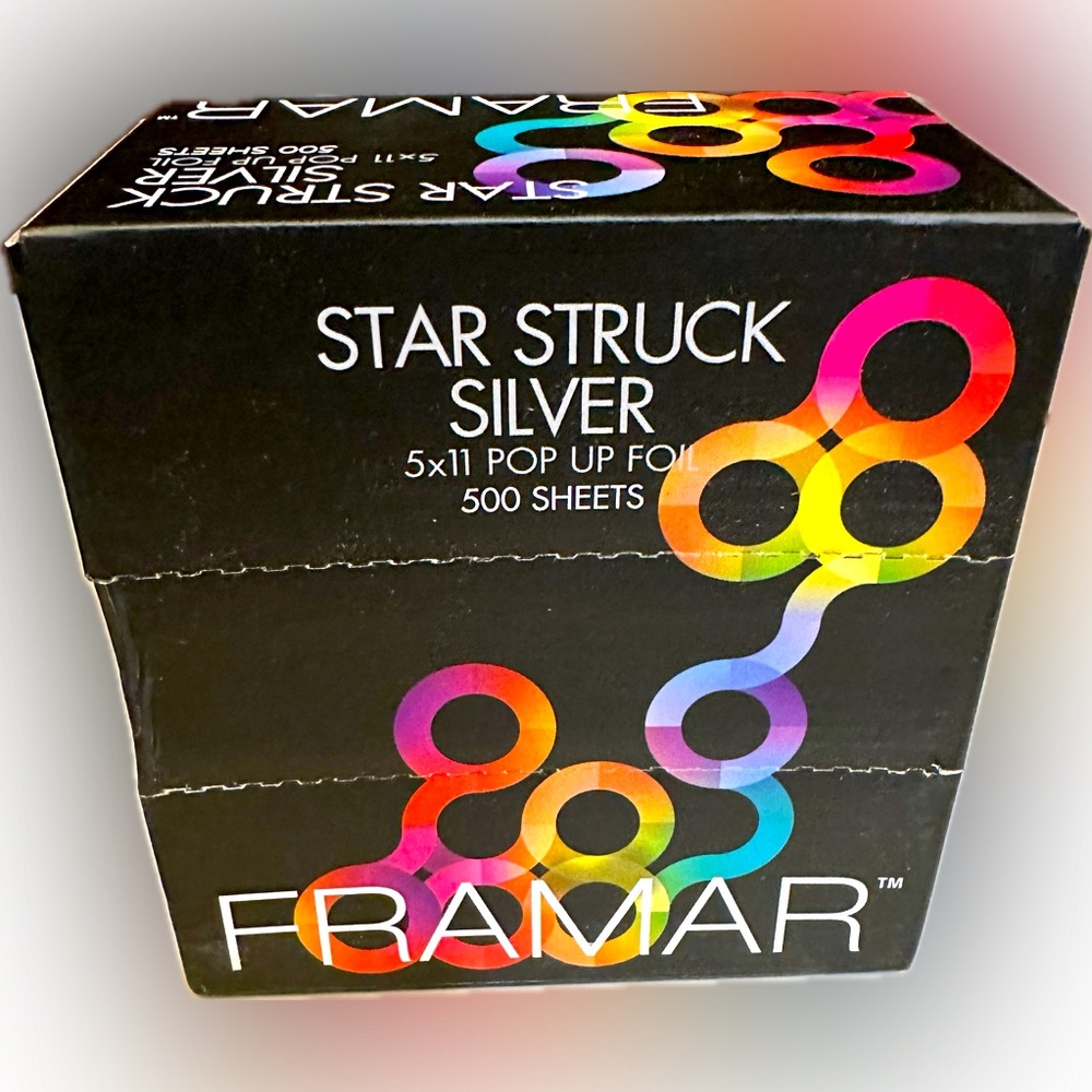 FRAMAR STAR STRUCK SILVER POP UP HAIR FOIL HIGHLIGHTS LOWLIGHTS BAYLAYAGE 5”x11”